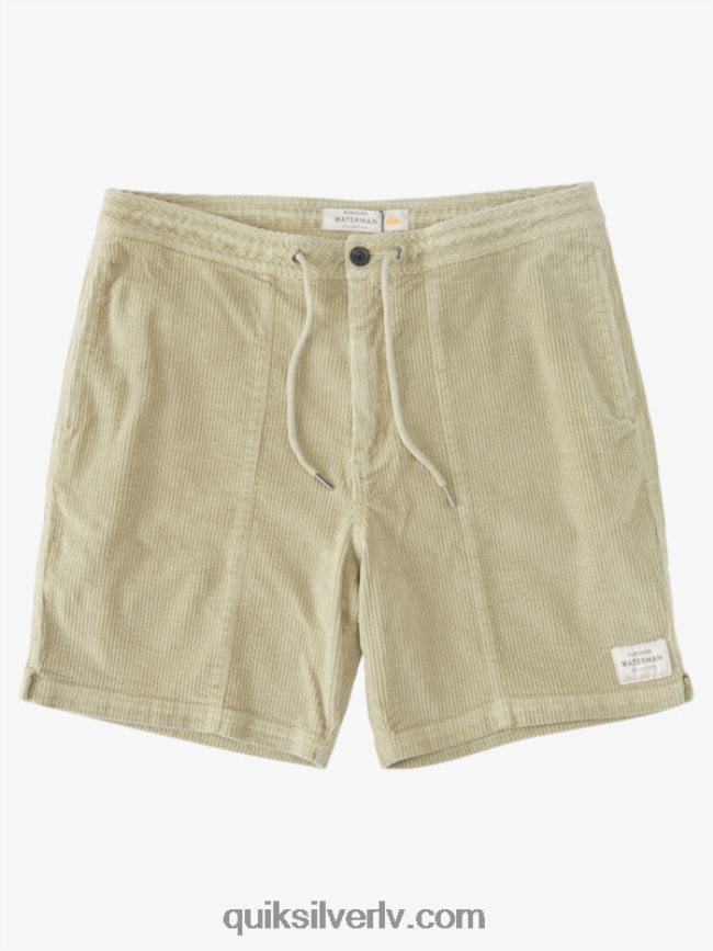 vīriešiem Quiksilver waterman cordy velveta šorti tēja 88064R876