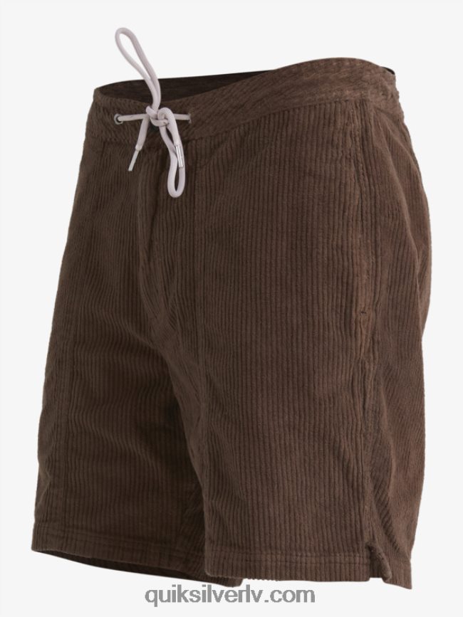 vīriešiem Quiksilver waterman cordy velveta šorti tumšā zeme 88064R875