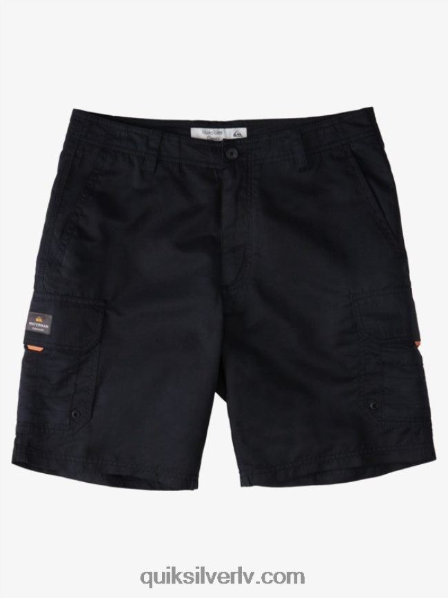vīriešiem Quiksilver waterman maldive 20 kravas šorti melns 88064R1727