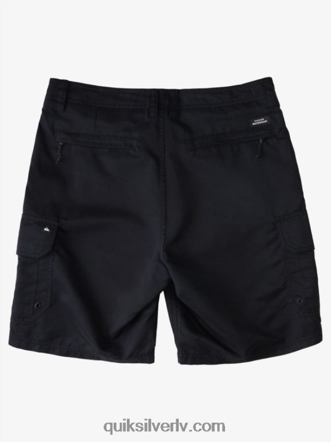 vīriešiem Quiksilver waterman maldive 20 kravas šorti melns 88064R1727