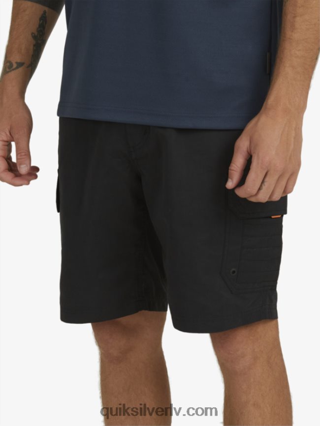 vīriešiem Quiksilver waterman maldive 20 kravas šorti melns 88064R1727