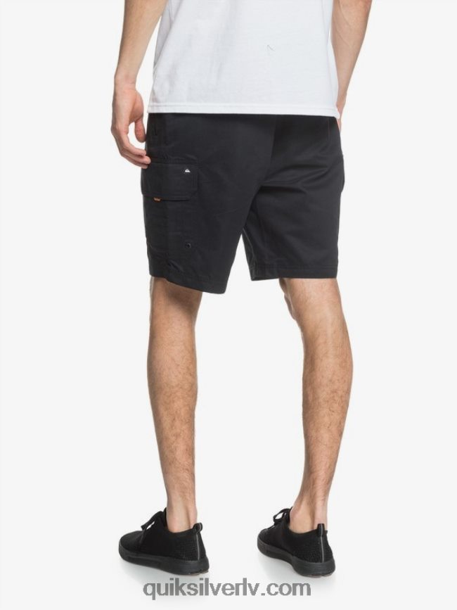 vīriešiem Quiksilver waterman maldive 20 kravas šorti melns 88064R1727