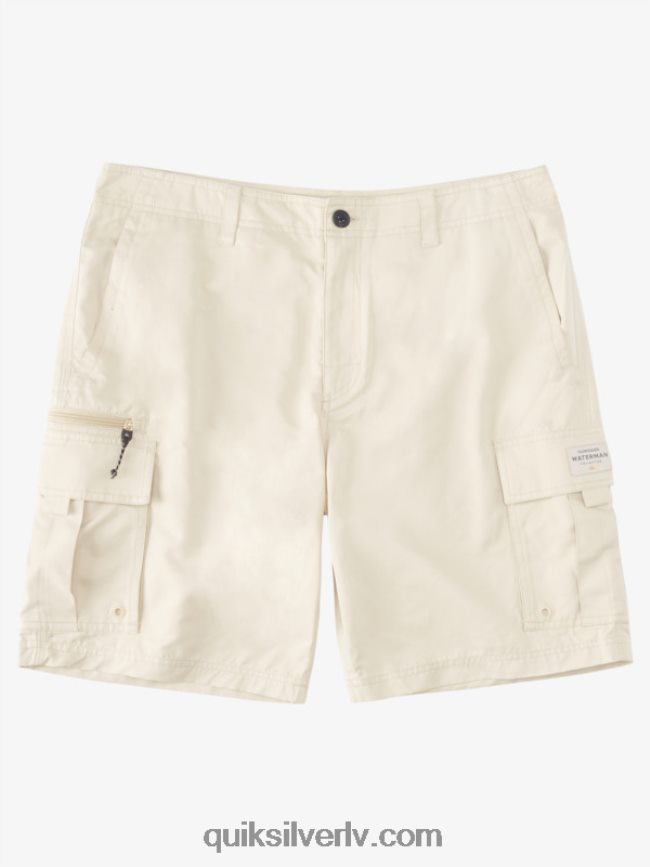 vīriešiem Quiksilver waterman maldive atoll cargo 20 šorti Brūnie rīsi 88064R786