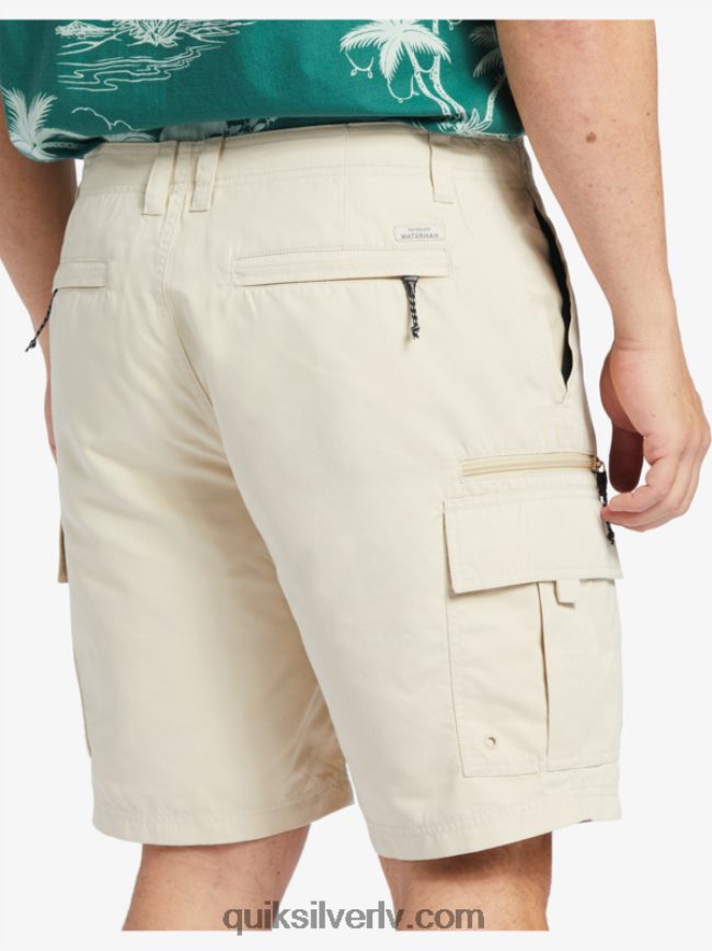 vīriešiem Quiksilver waterman maldive atoll cargo 20 šorti Brūnie rīsi 88064R786