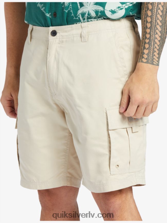 vīriešiem Quiksilver waterman maldive atoll cargo 20 šorti Brūnie rīsi 88064R786