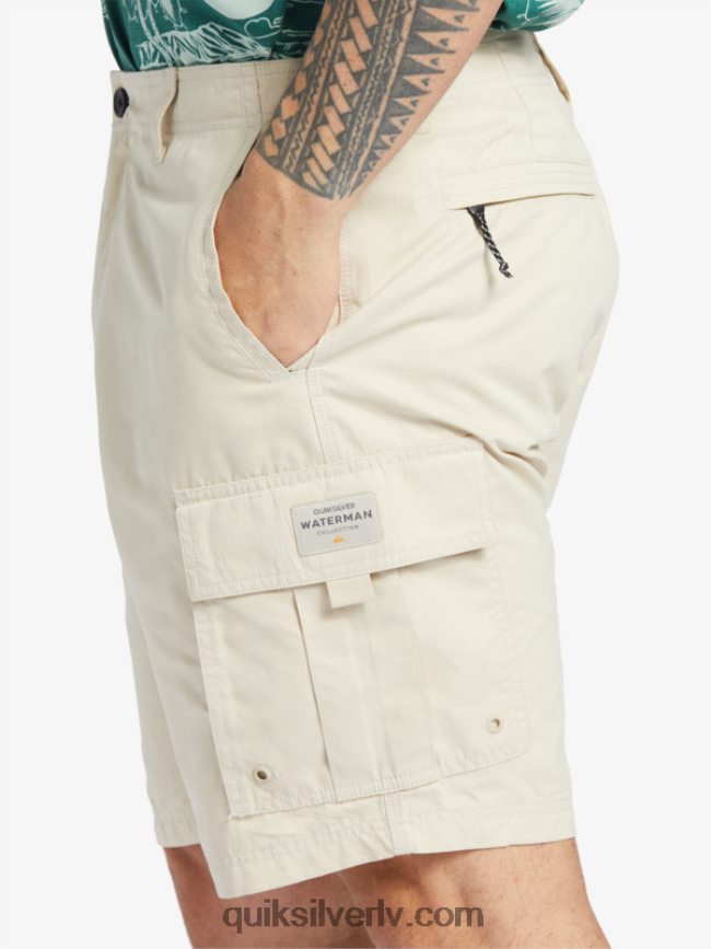 vīriešiem Quiksilver waterman maldive atoll cargo 20 šorti Brūnie rīsi 88064R786
