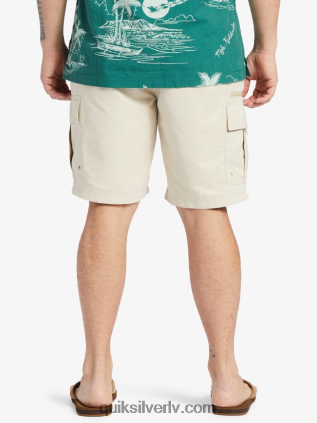 vīriešiem Quiksilver waterman maldive atoll cargo 20 šorti Brūnie rīsi 88064R786