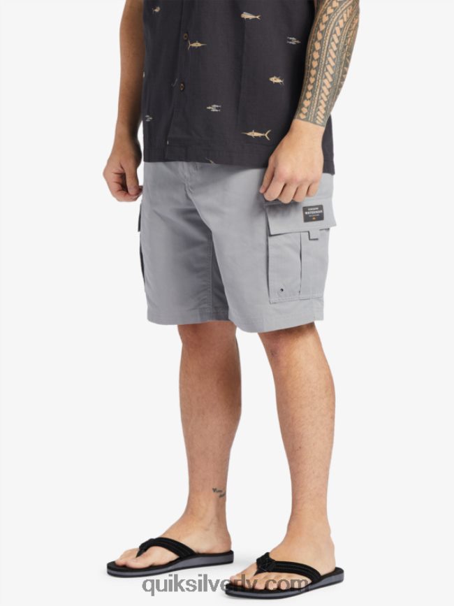 vīriešiem Quiksilver waterman maldive atoll cargo 20 šorti haizivis 88064R788