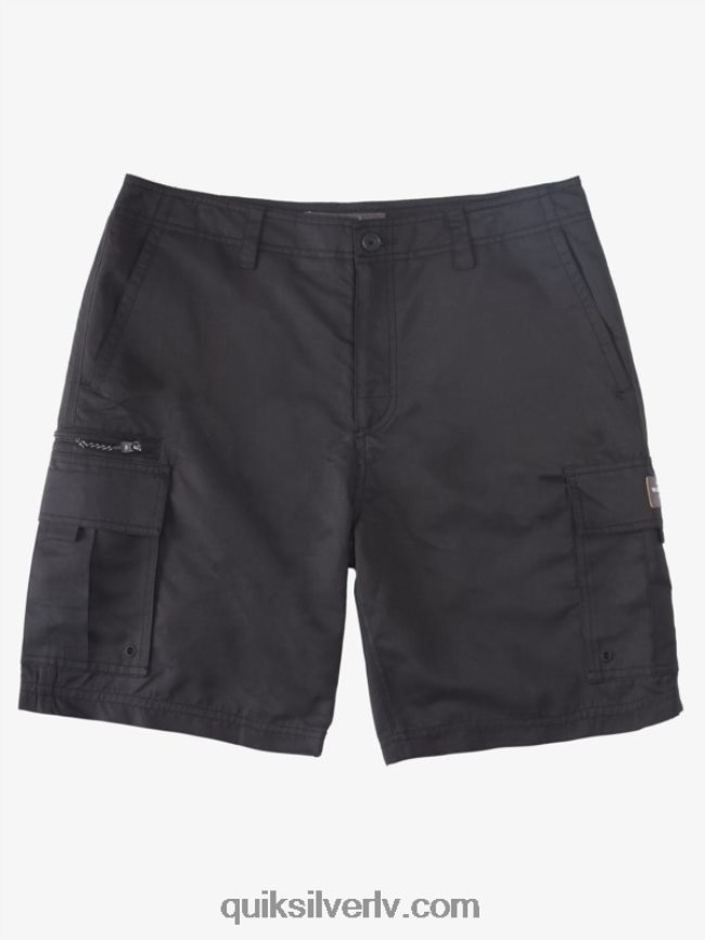 vīriešiem Quiksilver waterman maldive atoll cargo 20 šorti melns 88064R785