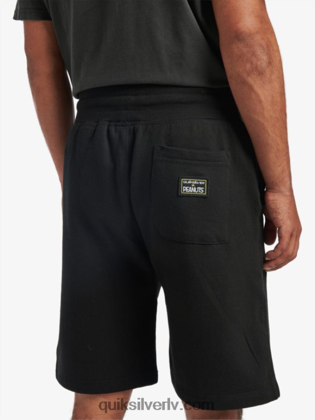 vīriešiem Quiksilver x Peanuts vietējās leģendas šorti melns 88064R1883