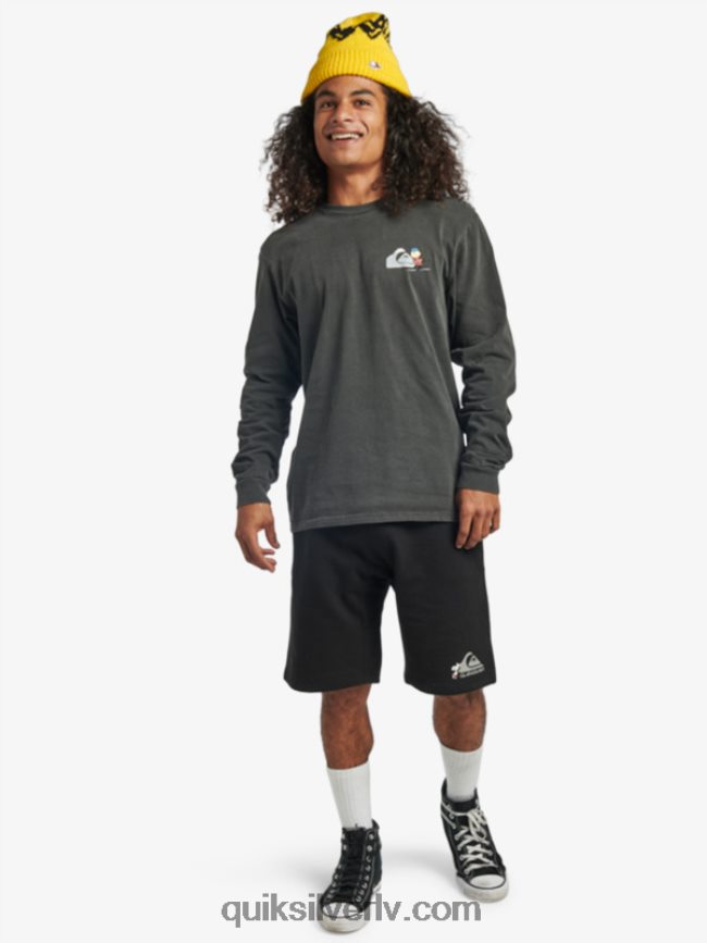 vīriešiem Quiksilver x Peanuts vietējās leģendas šorti melns 88064R1883