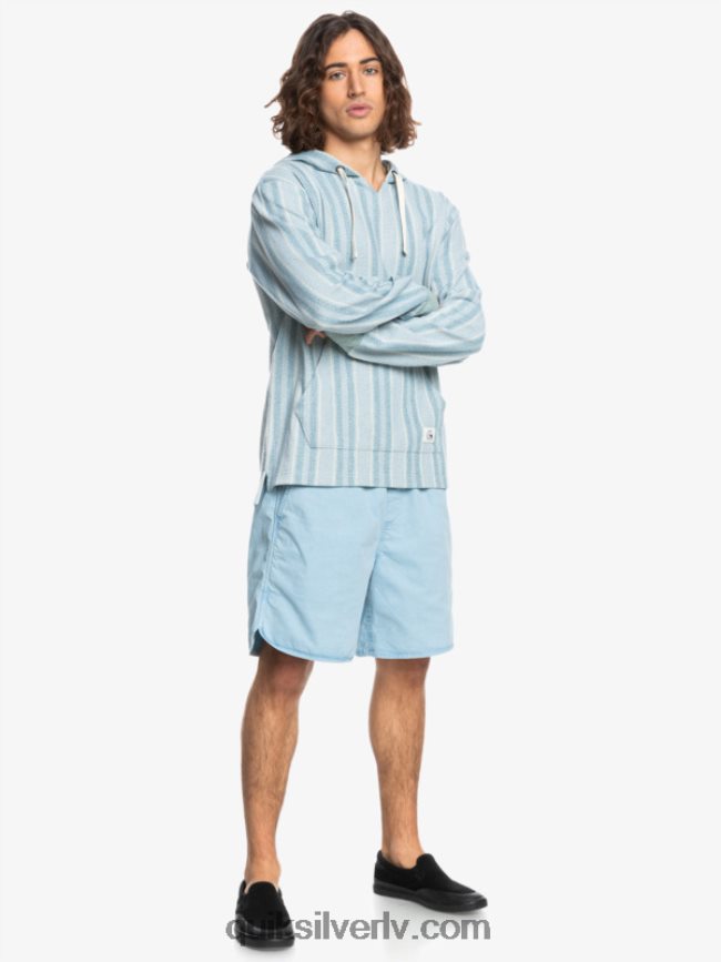 vīriešiem Quiksilver Baja kapuci provencial blue baja vert 88064R1545