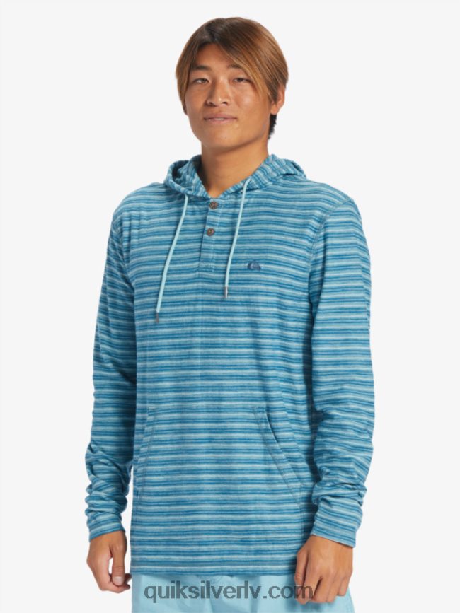vīriešiem Quiksilver Carlton kapuci Carlton kameja svītra 88064R743