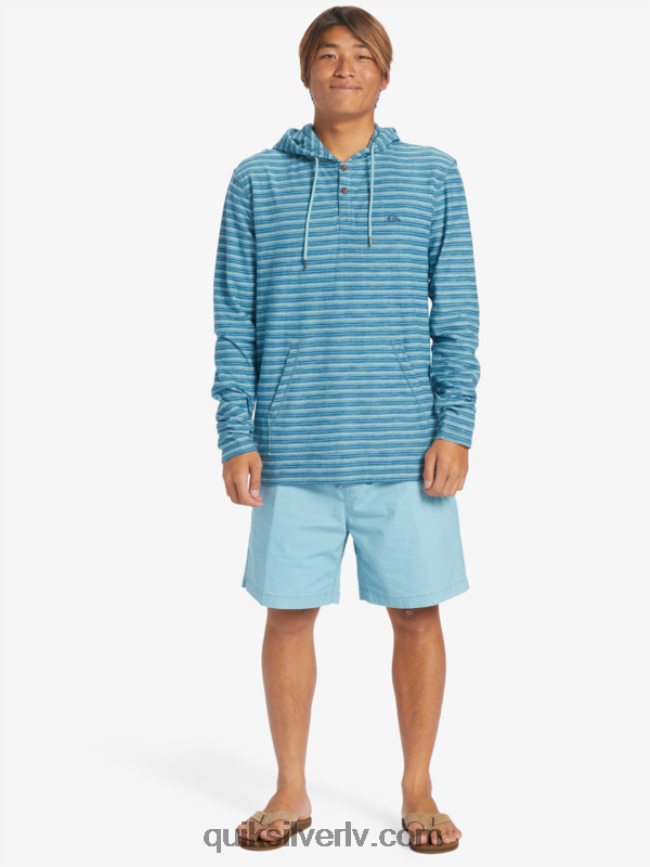 vīriešiem Quiksilver Carlton kapuci Carlton kameja svītra 88064R743