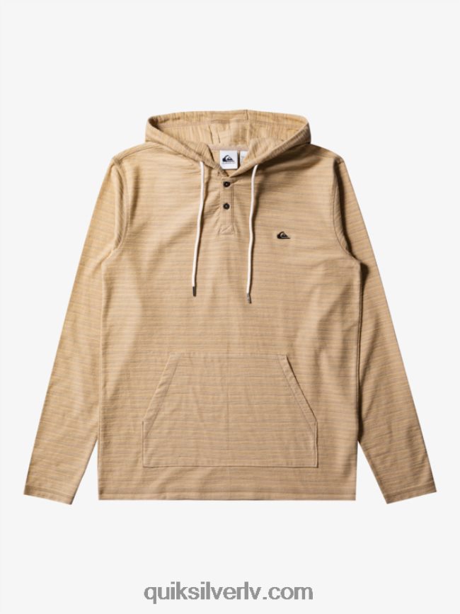 vīriešiem Quiksilver Carlton kapuci carlton taos taupe svītra 88064R744