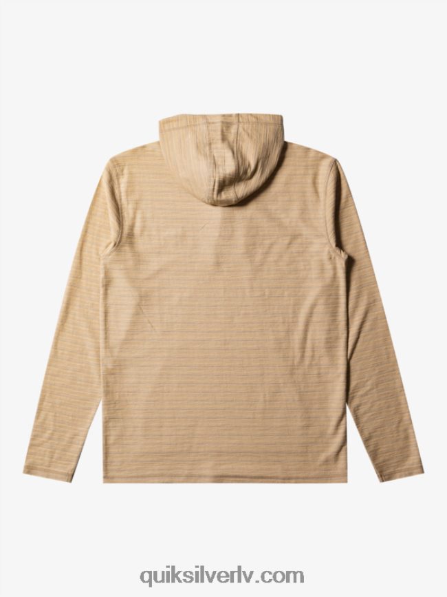 vīriešiem Quiksilver Carlton kapuci carlton taos taupe svītra 88064R744