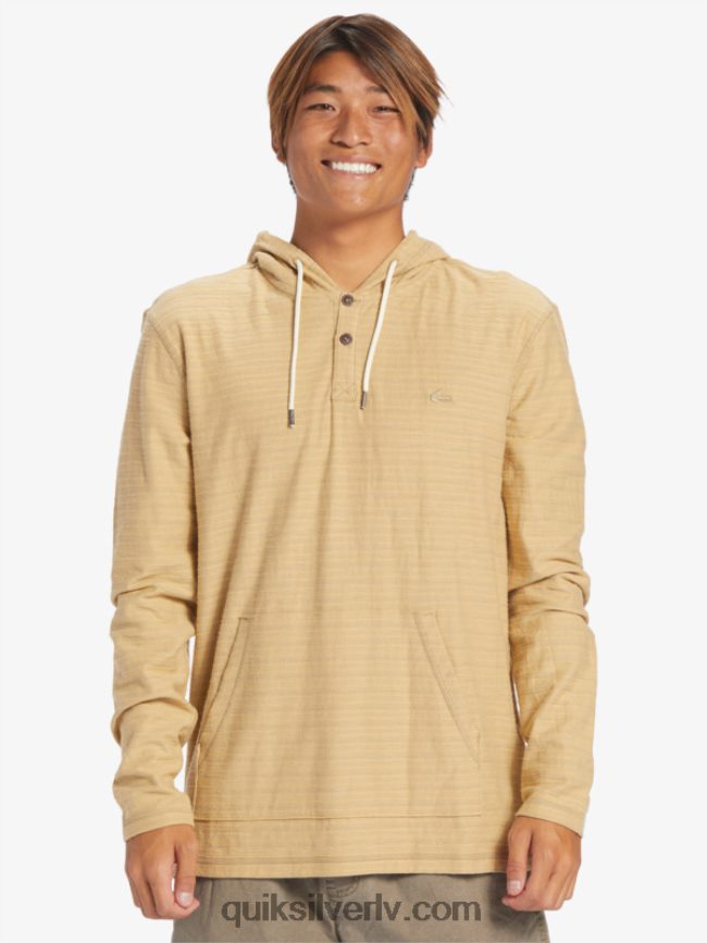 vīriešiem Quiksilver Carlton kapuci carlton taos taupe svītra 88064R744