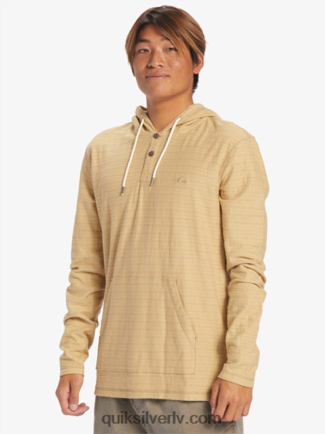 vīriešiem Quiksilver Carlton kapuci carlton taos taupe svītra 88064R744