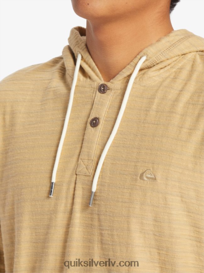 vīriešiem Quiksilver Carlton kapuci carlton taos taupe svītra 88064R744