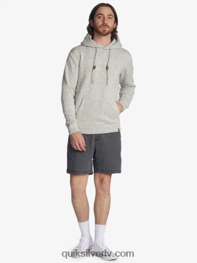 vīriešiem Quiksilver Keller kapuci gaiši pelēki virši 88064R1711