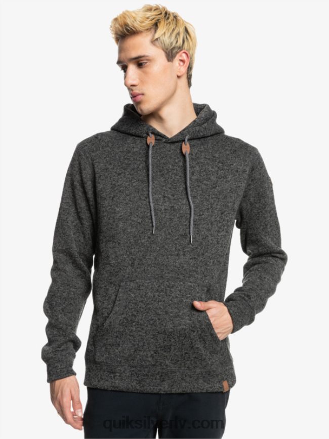 vīriešiem Quiksilver Keller kapuci tumši pelēki virši 88064R1710