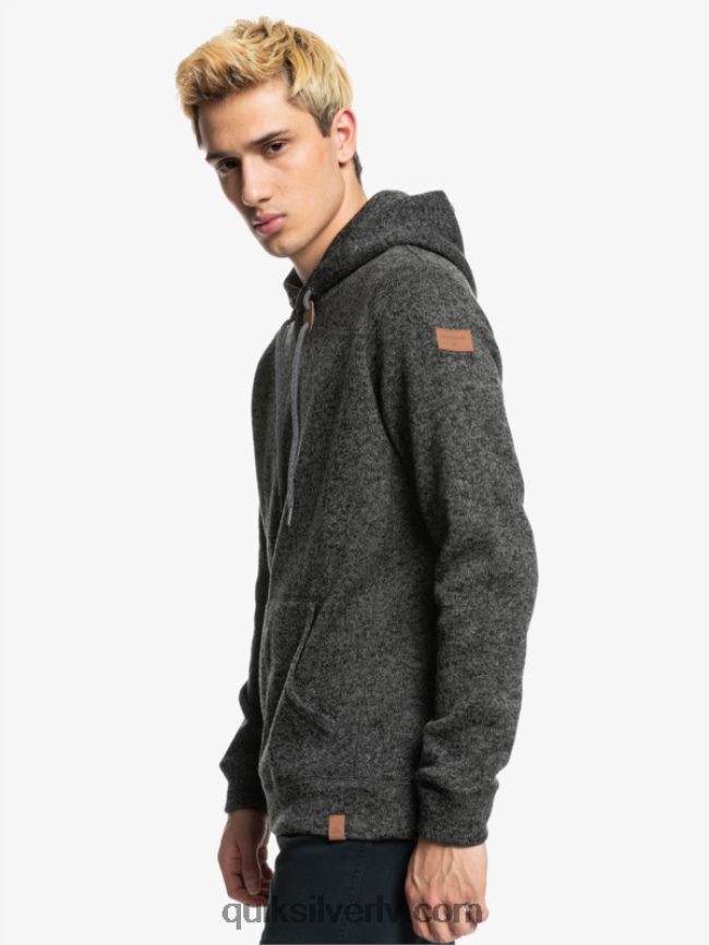 vīriešiem Quiksilver Keller kapuci tumši pelēki virši 88064R1710