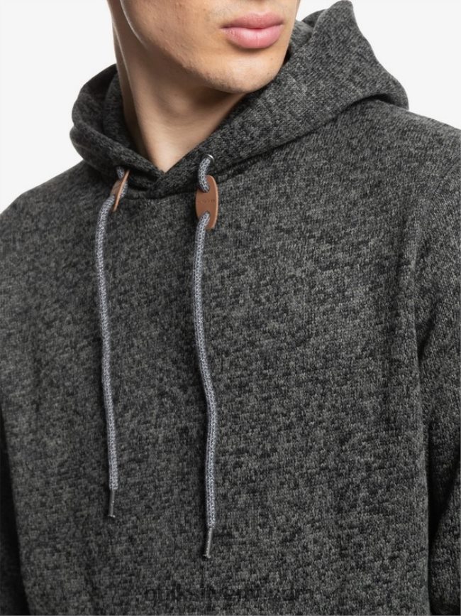 vīriešiem Quiksilver Keller kapuci tumši pelēki virši 88064R1710