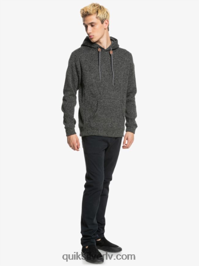 vīriešiem Quiksilver Keller kapuci tumši pelēki virši 88064R1710