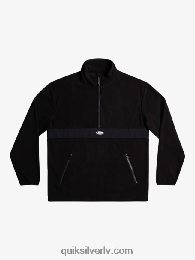 vīriešiem Quiksilver Saturna pusvilna ar rāvējslēdzēju melns 88064R1561