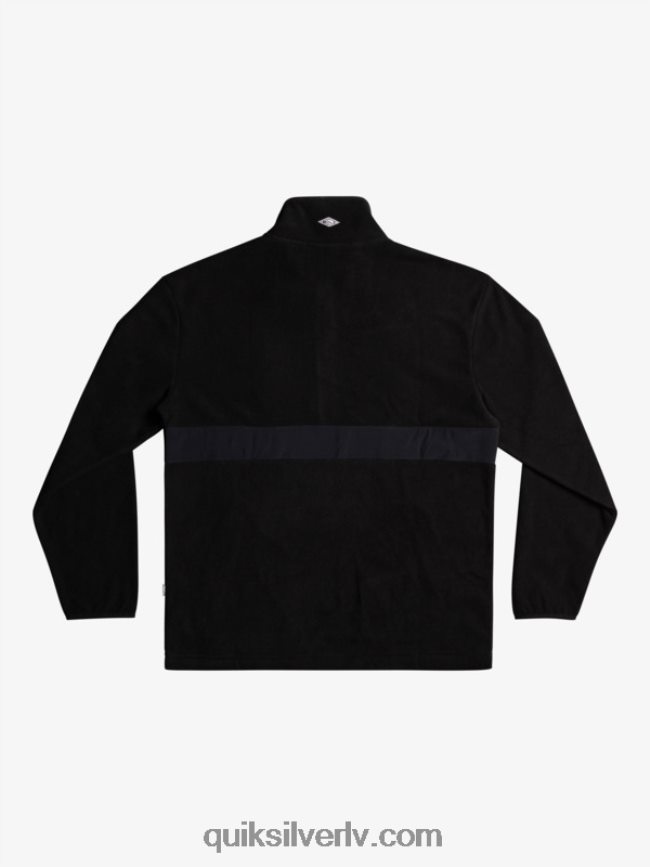 vīriešiem Quiksilver Saturna pusvilna ar rāvējslēdzēju melns 88064R1561