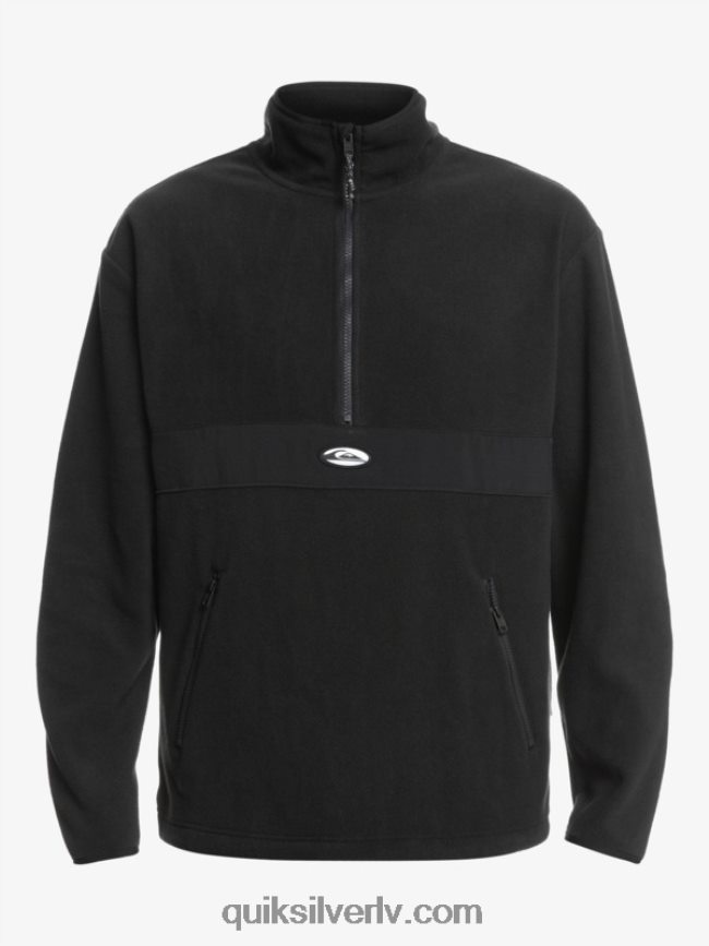 vīriešiem Quiksilver Saturna pusvilna ar rāvējslēdzēju melns 88064R1561