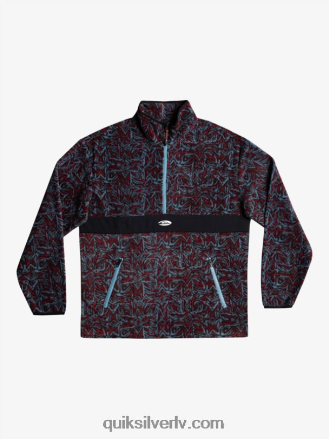 vīriešiem Quiksilver Saturna pusvilna ar rāvējslēdzēju provencial zils saturns 88064R1562