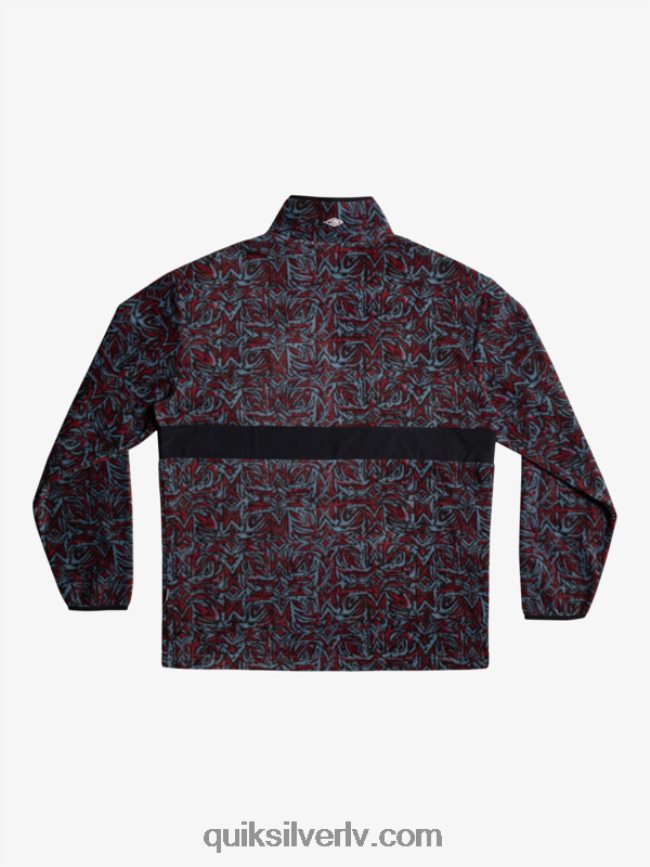 vīriešiem Quiksilver Saturna pusvilna ar rāvējslēdzēju provencial zils saturns 88064R1562