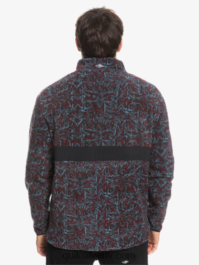 vīriešiem Quiksilver Saturna pusvilna ar rāvējslēdzēju provencial zils saturns 88064R1562