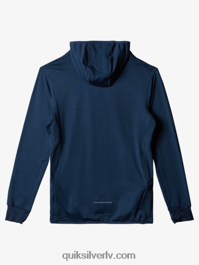 vīriešiem Quiksilver Stāvs punkts vilnas kapuci ar ceturtdaļrāvējslēdzēju zīmotnes zilā krāsā 88064R1873