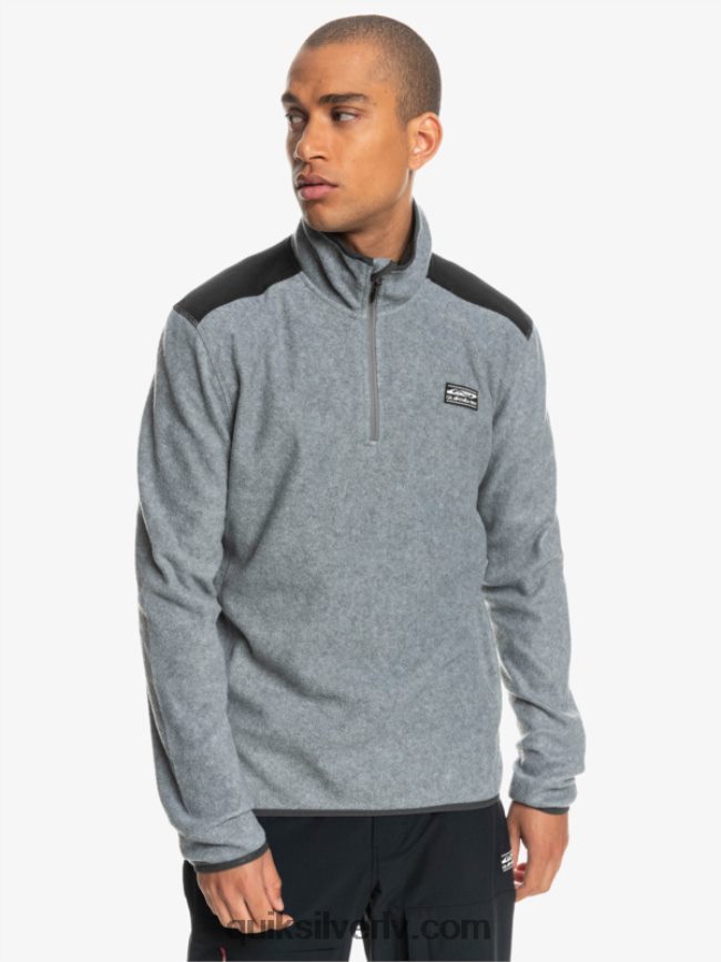 vīriešiem Quiksilver aker ceturkšņa vilnas džemperis viršu pelēks 88064R1879
