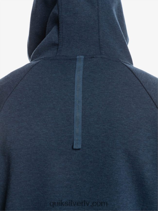 vīriešiem Quiksilver atkāpieties no kapuces ar pusrāvējslēdzēju zīmotnes zils virši 88064R1371