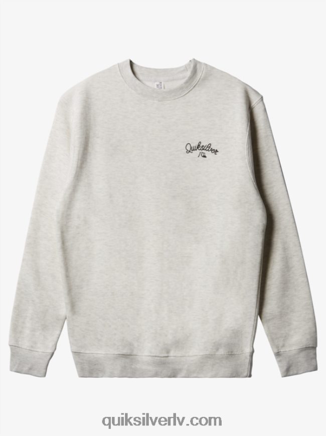 vīriešiem Quiksilver jauns sporta krekls ar apkakli auzu pārslu virši 88064R1803