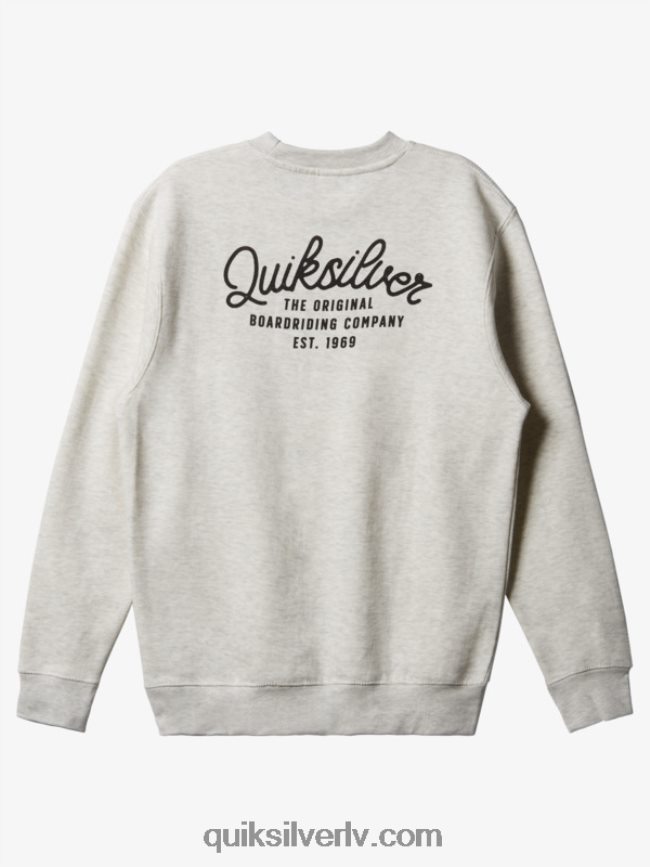 vīriešiem Quiksilver jauns sporta krekls ar apkakli auzu pārslu virši 88064R1803
