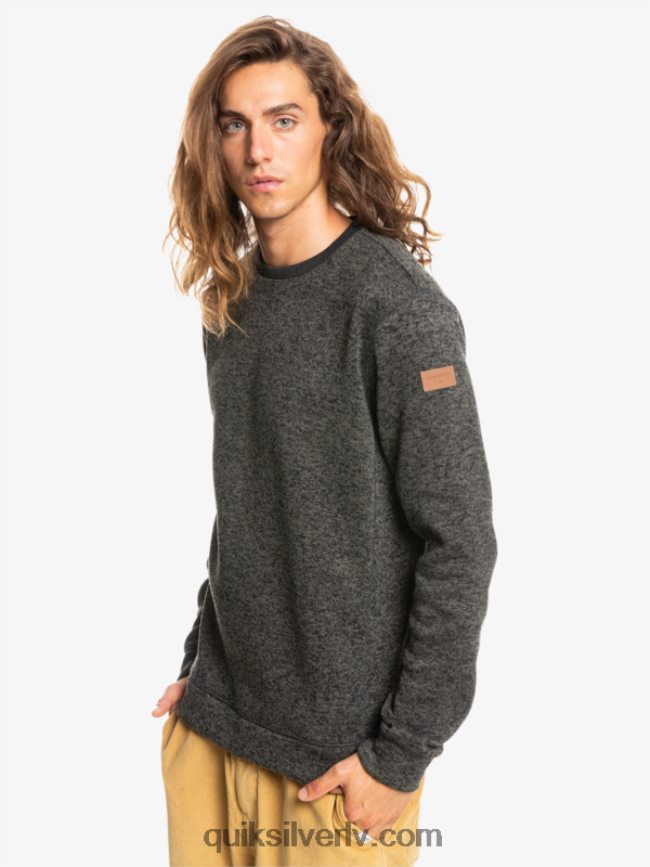 vīriešiem Quiksilver keller džemperis tumši pelēki virši 88064R1423