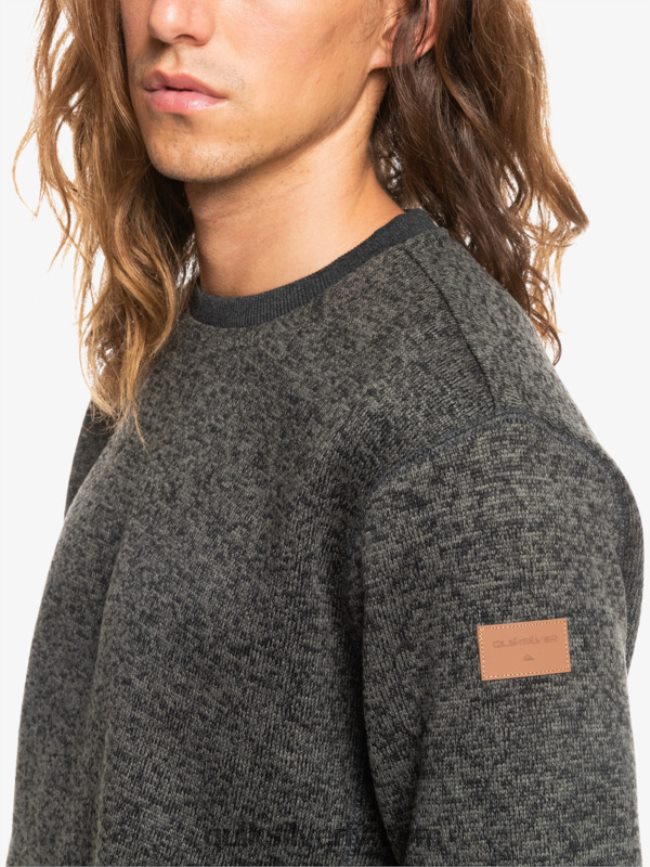 vīriešiem Quiksilver keller džemperis tumši pelēki virši 88064R1423