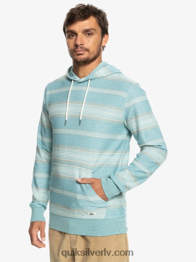 vīriešiem Quiksilver lielisks otway kapuci Bretaņas zila otvejas svītra 88064R581