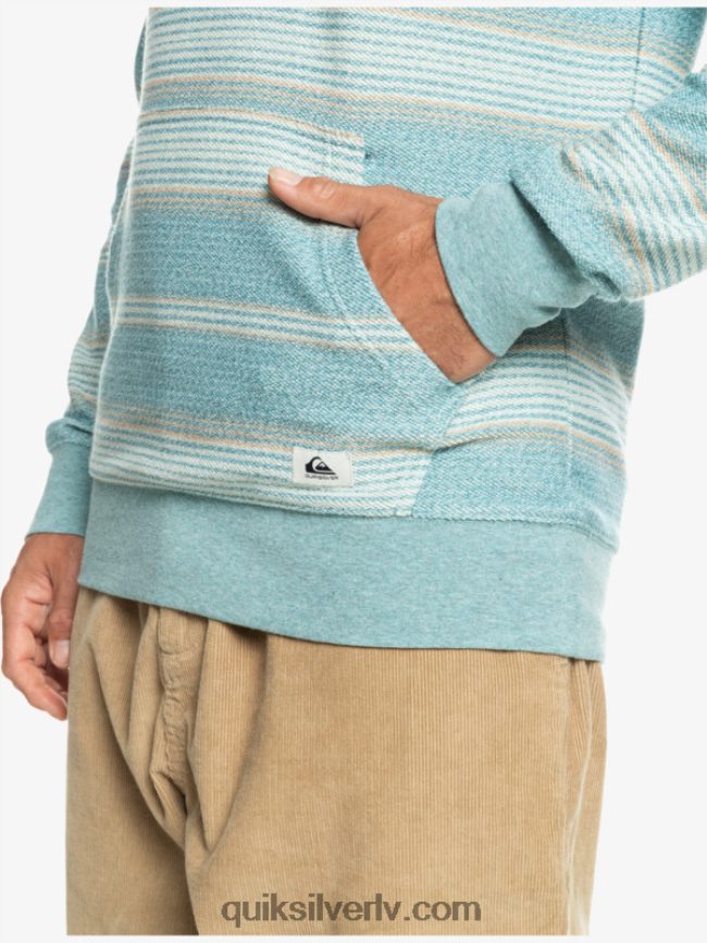 vīriešiem Quiksilver lielisks otway kapuci Bretaņas zila otvejas svītra 88064R581