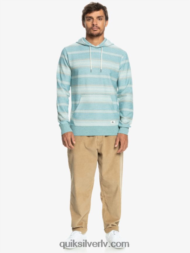 vīriešiem Quiksilver lielisks otway kapuci Bretaņas zila otvejas svītra 88064R581