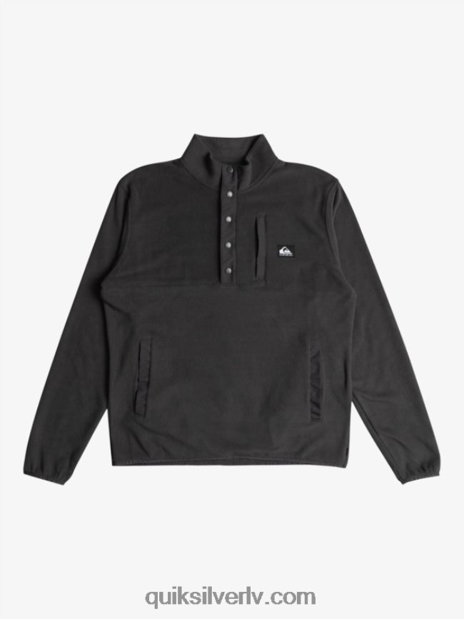 vīriešiem Quiksilver nav galamērķa snap flīsa džemperis fantoms 88064R1040