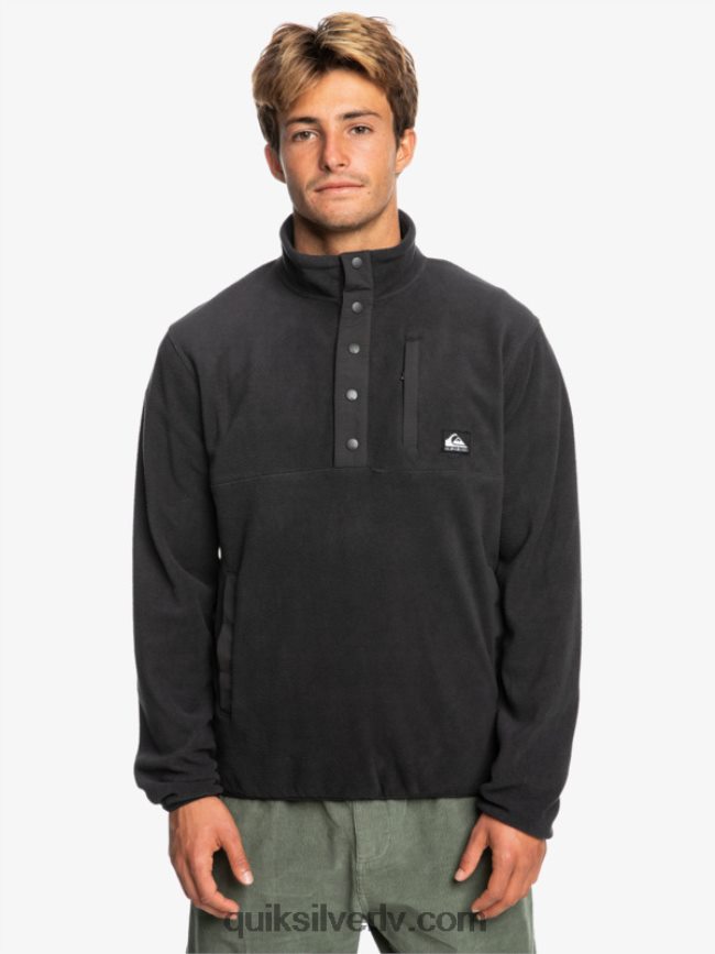 vīriešiem Quiksilver nav galamērķa snap flīsa džemperis fantoms 88064R1040