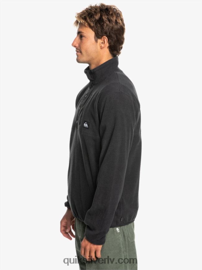 vīriešiem Quiksilver nav galamērķa snap flīsa džemperis fantoms 88064R1040