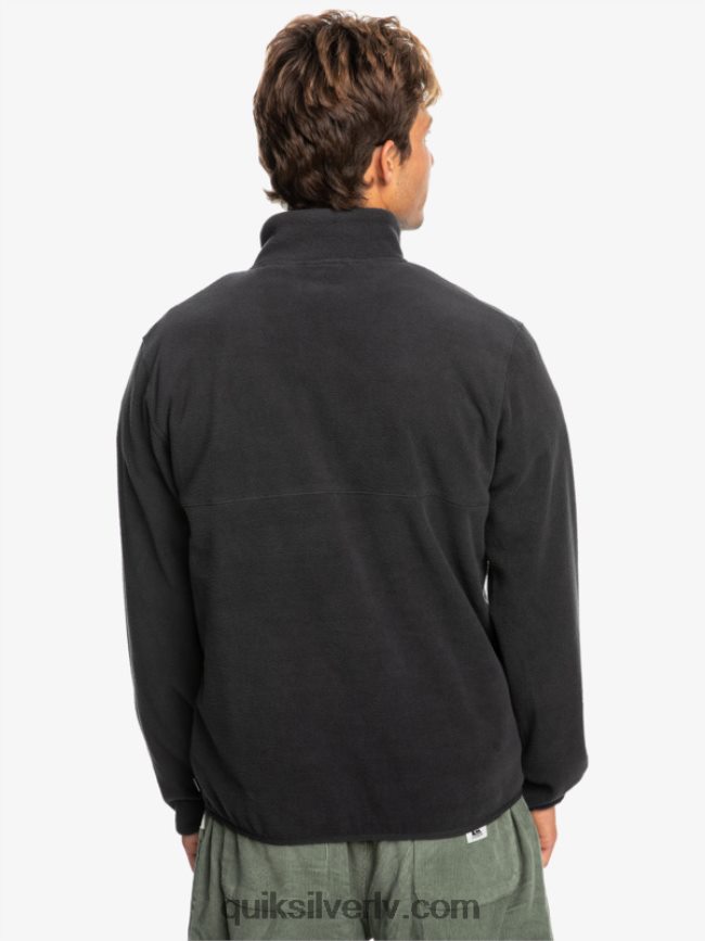 vīriešiem Quiksilver nav galamērķa snap flīsa džemperis fantoms 88064R1040