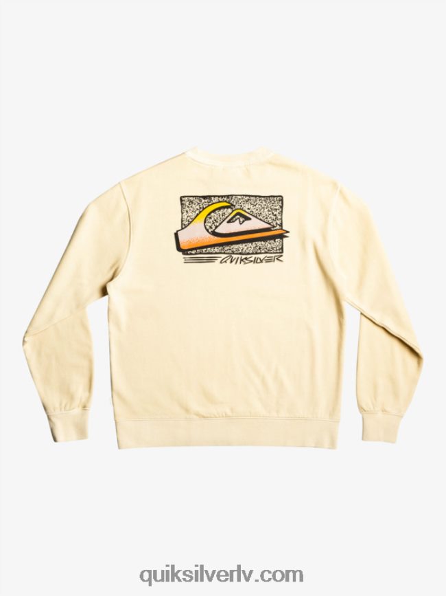 vīriešiem Quiksilver neona plātņu sporta krekls bērzs 88064R1056