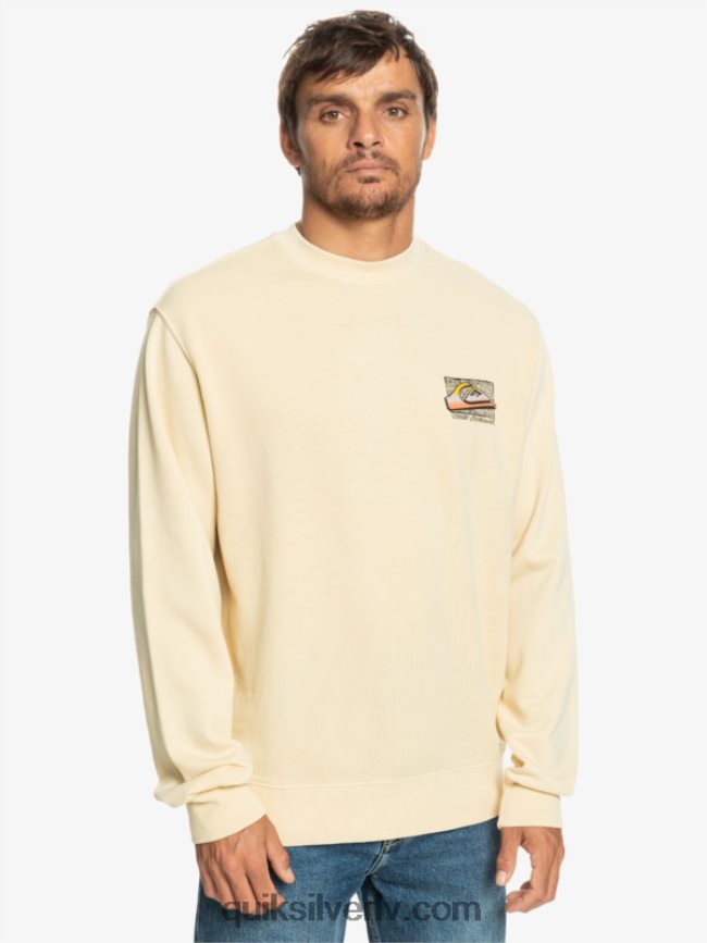 vīriešiem Quiksilver neona plātņu sporta krekls bērzs 88064R1056